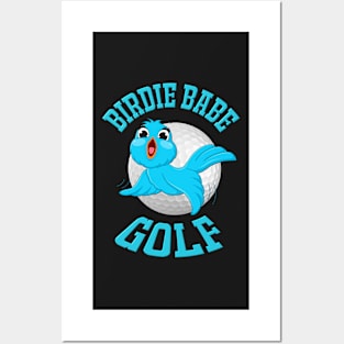 Birdie Babe Golf Design Posters and Art